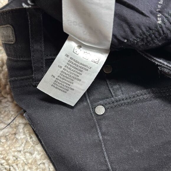 Articles of Society Women’s Suzie Lucia Step Crop Flare Black Jeans Size 24 - Picture 8 of 8